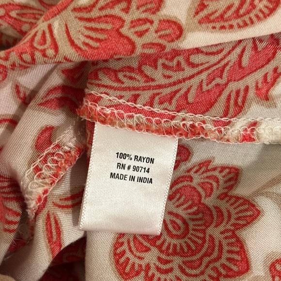 MSK Floral Print Shark Tail Dress - Picture 7 of 8